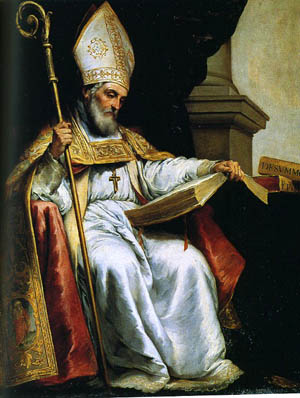 A painting of St Isidore of Seville, by Murillo